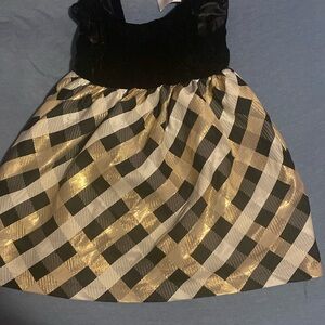 GYMBOREE black and plaid dress size 4t